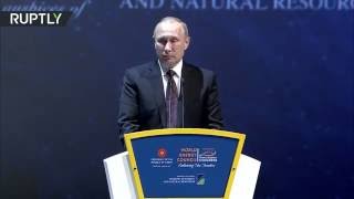 Выступление Владимира Путина на Всемирном энергетическом конгрессе в Стамбуле