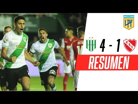 Banfield goleó a Independiente y lo alejó de la zona de clasificación de copas