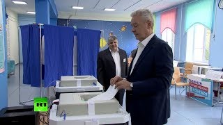 Собянин проголосовал на выборах мэра Москвы