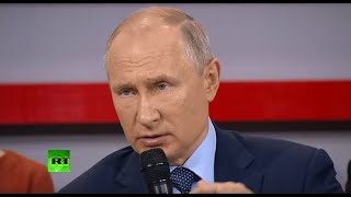Путин принимает участие в пленарном заседании медиафорума ОНФ — LIVE (16.05.2019 14:52)