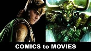 The Avengers 2012 - Tom Hiddleston is Loki!  From Comics to Trailer to Movie!