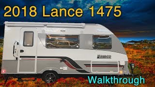 2018 Lance 1475 Travel Trailer Walkthrough with Princess Craft RV