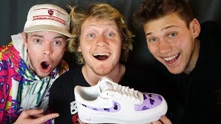 ONE HOUR CUSTOM AIR FORCE 1 CHALLENGE!ONE HOUR CUSTOM AIR FORCE 1 CHALLENGE!