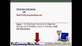 How to Fix RUNDLL Error?