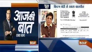 Photo Aaj Ki Baat With Rajat Sharma March 04 2015 Kiran Bedi Exclusive On Nirbhaya Case Documentary