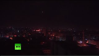 Израильская авиация нанесла удары по сектору Газа — видео (15.03.2019 16:35)