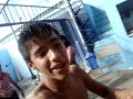 Na piscina! =D