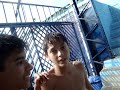 Na piscina! =D