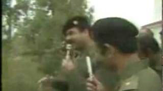 صدام حسين يزور الدليم