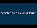 Image of the cover of the video;University and Society: Society, culture and University