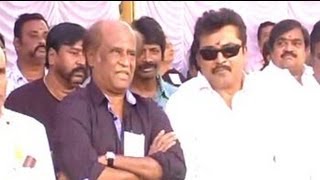 Rajinikanth Joins Hunger Strike Against Service Tax