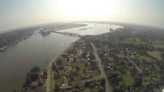 Rundflug über die Hochwassergebiete Lauenburg, Boizenburg, Bleckende am 10.06.2013 in Full-HD