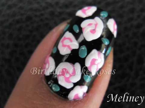 flower designs for nails. Art Design Series Midnight