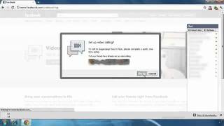 How to Setup Facebook Video Calling - Install plugin to video chat??.flv