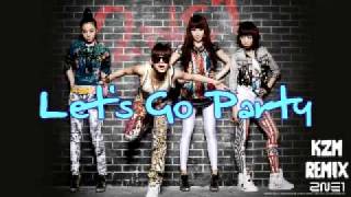 2NE1 feat. Marvin Gaye - Let's Go Party (KZM remix)