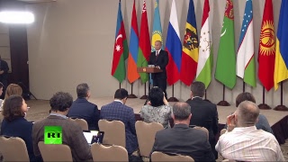 Пресс-конференция Путина по итогам заседаний совета глав стран СНГ и ВЕЭС