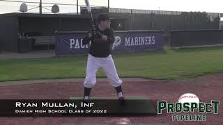 Ryan Mullan Prospect Video, Inf, Damien High School Class of 2022Ryan Mullan Prospect Video, Inf, Damien High School Class of 2022