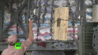 В осажденный Дейр-эз-Зор доставили гуманитарную помощь