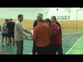 Nohejbalový turnaj hráčů nad 40 let v nové hale v Chlebičově