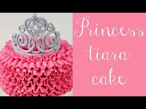 red velvet cupcakes cardio cake CAKE Cake & STYLE  Princess Ruffle Buttercream Tiara