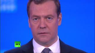 Дмитрий Медведев на съезде партии Единая Россия