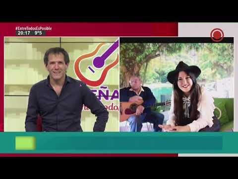 Andrea Morel cantó en Elonce TV y se refirió a la cuarentena y cómo la vive