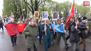 День Победы: марш участников локальных войн (9.05.2017)