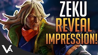 SFV - Zeku Gameplay Reveal Impressions! Quick Trailer Breakdown For Street Fighter 5
