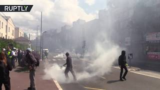 Во Франции произошли столкновения «жёлтых жилетов» с полицией (09.06.2019 07:55)
