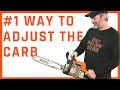 CORRECT WAY To Adjust Or Tune The Carburetor On A Chainsaw (Step-by-Step)