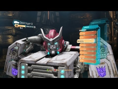 Transformers Fall of Cybertron: Multiplayer tráiler Transformers Fall of Cybertron: Multiplayer tráiler