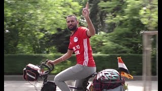 Два месяца до Москвы: египетский фанат едет в Россию на ЧМ-2018 на велосипеде