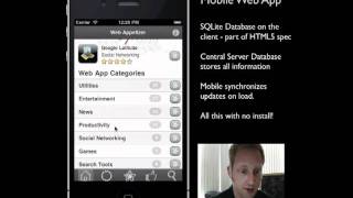 Mobile Web Application with Local Storage