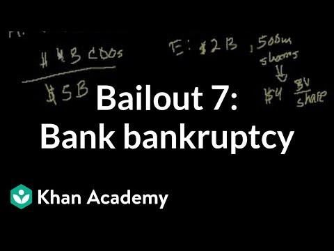 Bailout 7: Bank goes into bankruptcy