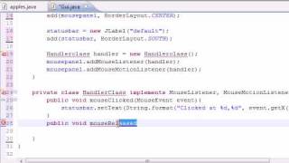 Java Programming Tutorial - 75 - MouseListener interface