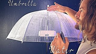 ASMR RAIN  ☔️💦 Microphone Under the Umbrella ☔️ASMR RAIN  ☔️💦 Microphone Under the Umbrella ☔️