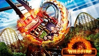 Wildfire Wooden Roller Coaster Teaser Kolmarden Sweden 2016