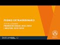 Imagen de la portada del video; Premis Extraordinaris de Grau i Màsters - Curs 2021-2022