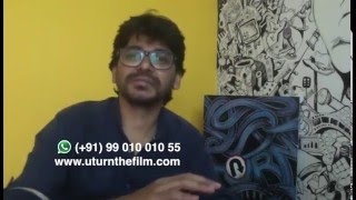 U Turn Trailer and Karthik Subbaraj (Director)