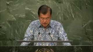 выступление вице-президента Индонезии Юсуфа Калла на Генассамблее ООН 2.10.2015