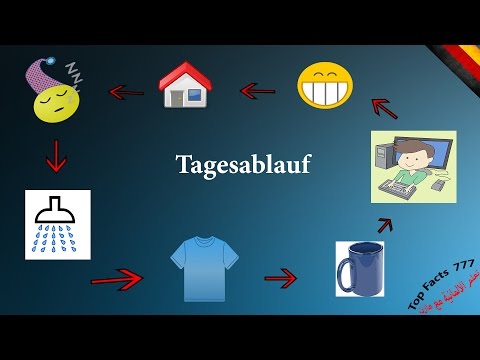 37 الروتين اليومي في اللغة الالمانية – Tagesablauf
