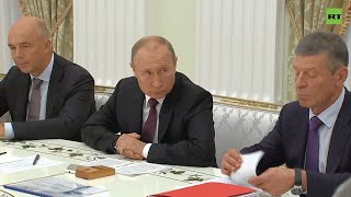 Путин встречается с губернаторами угледобывающих регионов. 23 августа – День Шахтёра (23.08.2019 13:13)