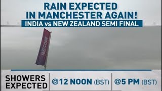 India-NZ Semis: Intermittent Rain Forecast Ahead Of Play On Reserve DayIndia-NZ Semis: Intermittent Rain Forecast Ahead Of Play On Reserve Day