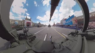 Видео 360: Самоходная гаубица Коалиция-СВ на Красной площади