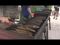 Bohuslavice: Opékání makrel