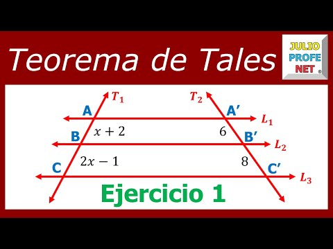 Aplicación del Teorema de Thales