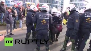 Около 400 человек задержаны в ходе акции протеста в Штутгарте