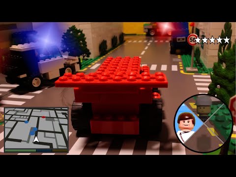 Grand Theft Auto: Lego City, acción en stop motion Grand Theft Auto: Lego City, acción en stop motion