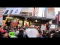 Occupy Wall Street protesters attacked and arrested at Times Square