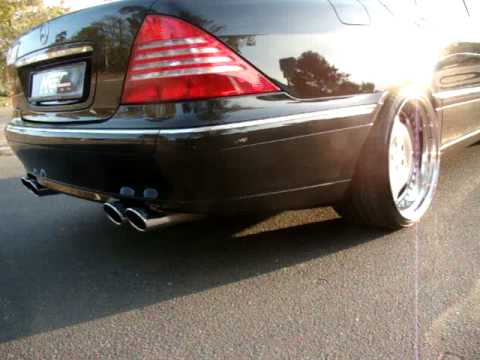 W220 W215 S500 CL500 Exhaust sound version APOCALYPSE MECXTREME 181531